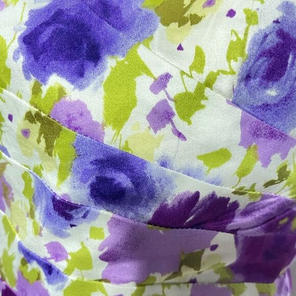 Floral Bubble Dress Junior’s Size 1 spaghetti strap - Picture 10 of 17